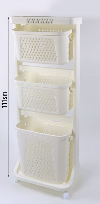 Корзина для хранения белья в ванную комнату