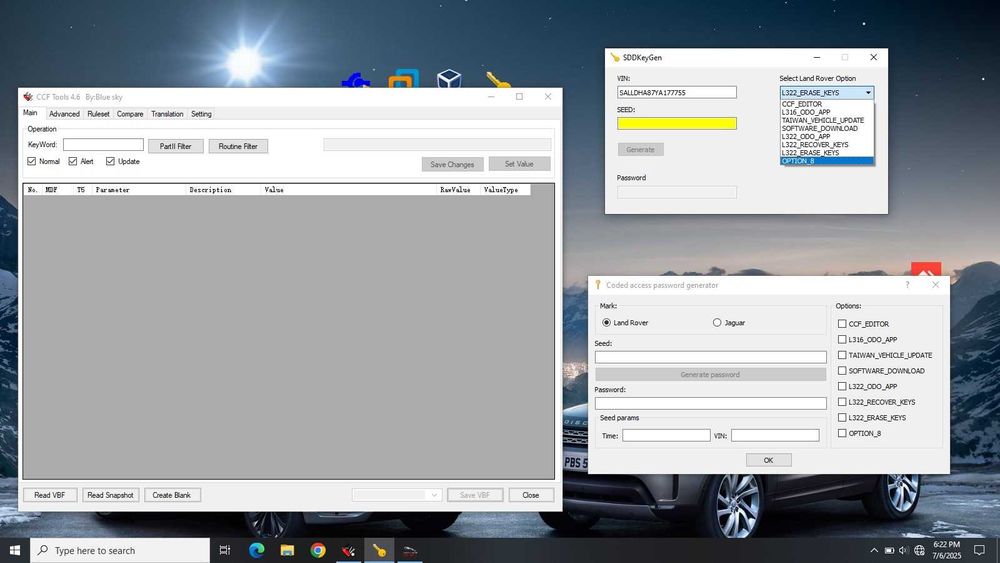 SSD 256Gb JLR SDD v167, Microcat Land Rover, Jaguar EPC, SEED key, CCF