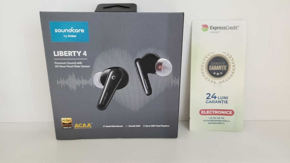 Casti Soundcore Liberty 4 (Ag8 Tudor1/B73643) – Garantie 2 Ani!