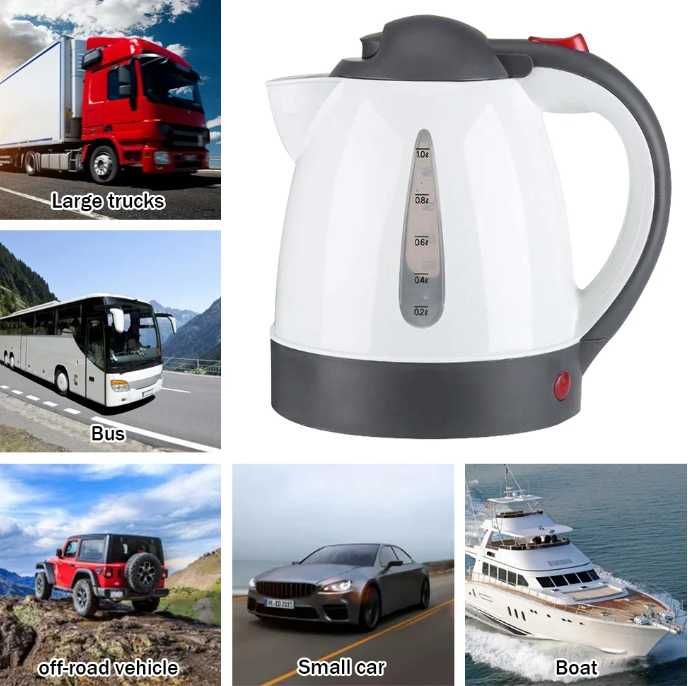 Електрически кетъл / кана за Вода – 1000мл 12V или 24V