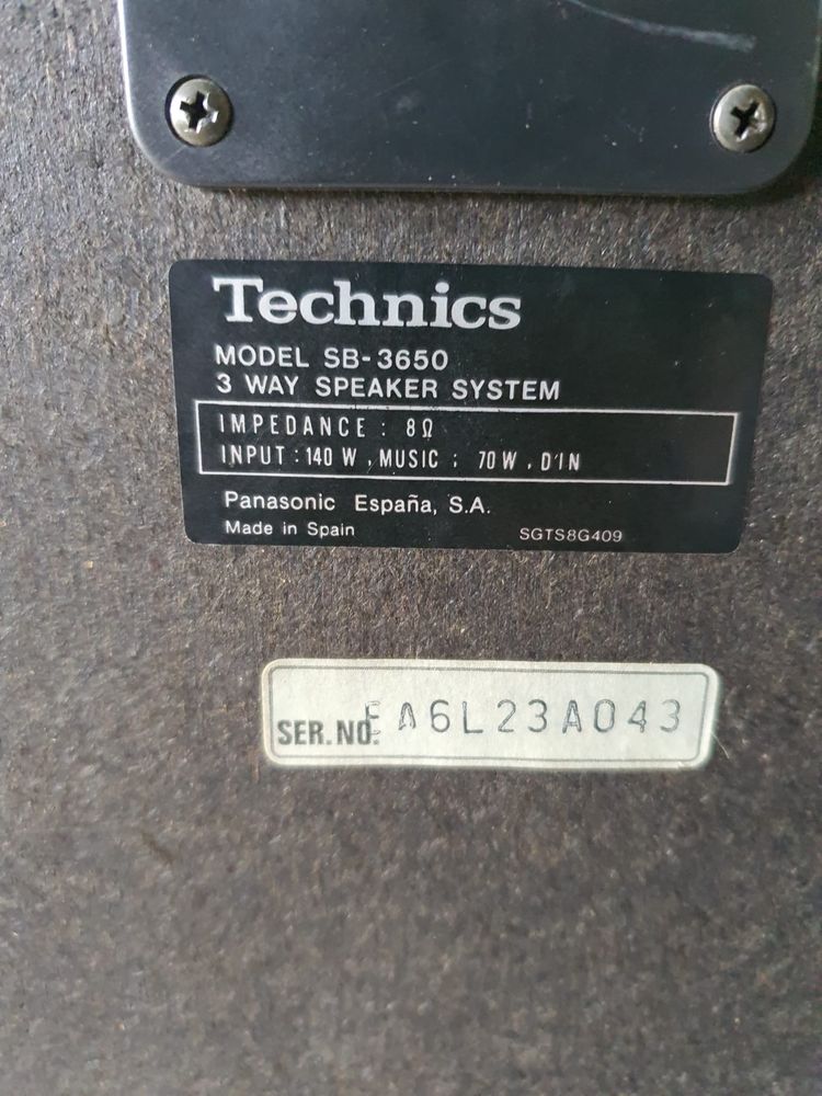 Boxe vintage technics