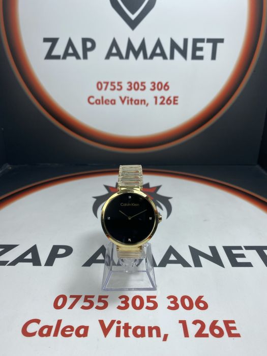 ZAP AMANET VITAN - Ceas Calvin Klein - Gold