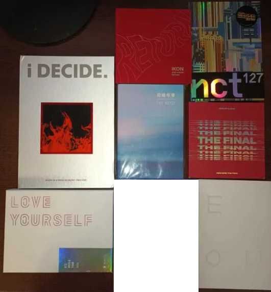 Албуми KPOP -  bts,GOT7,IKON,exo,NCT,KNK