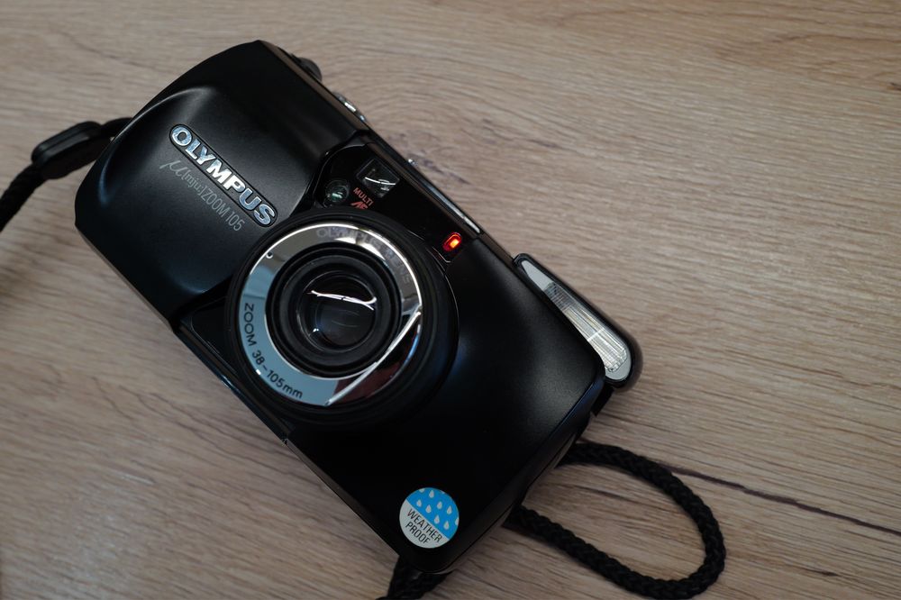 Aparat foto Olympus Mju zoom 105 stare perfecta film point and shot
