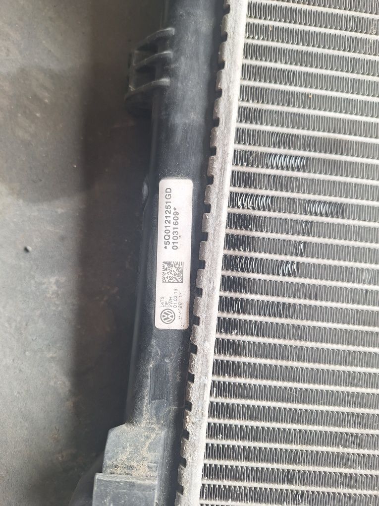 водeн радиатор  и воден кулур за vw passat B8 Golf  7 2.0 TDI 150