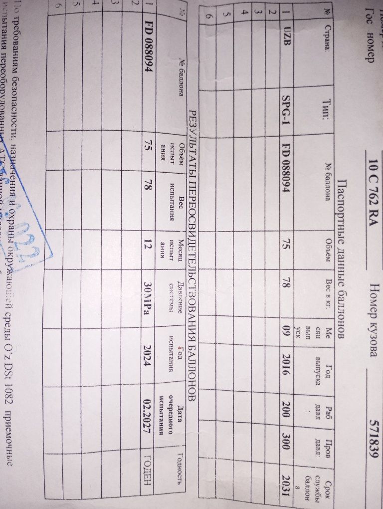 Газ балон метан продам