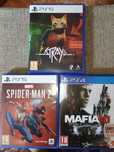 Spiderman 2 ps5 Stray ps5 Mafia 3 ps4