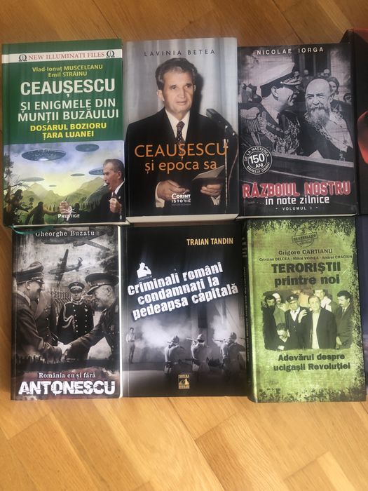 carti Ceaușescu, Antonescu, politiste, Colecție National Geografic