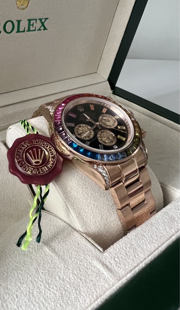 Rolex Daytona Rainbow Rose Gold