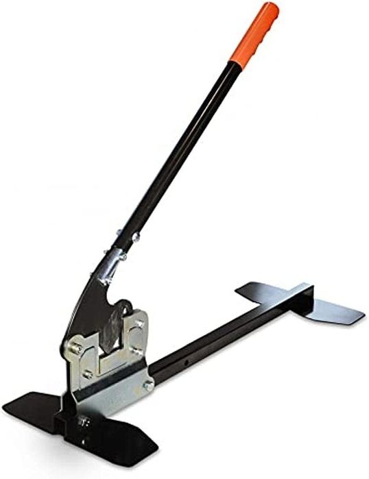 Mașină de tăiat știfturi cu ghilotină pentru profile metalice.