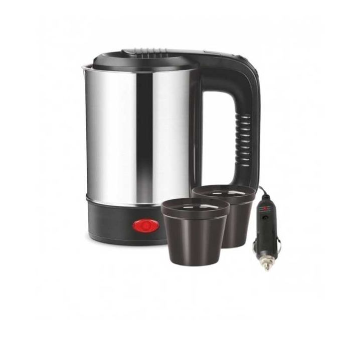 Електрическа кана за кола, Чайник, 12V, 24V, 0.500l, 250W, 2 чаши