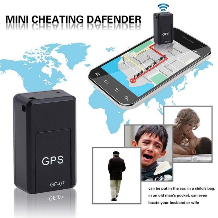 Mini locator GPS funcție de interceptare GF07 12 zile standby