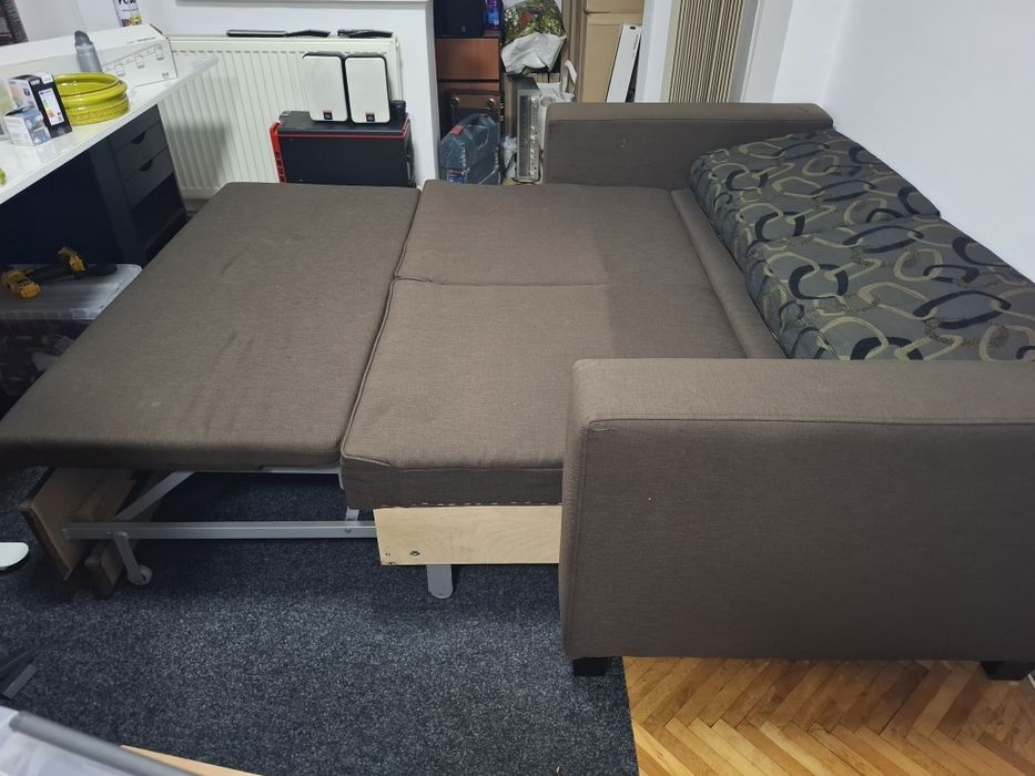 Canapea extensibila fotoliu pat  dublu dormitor  Curtea de Argeș