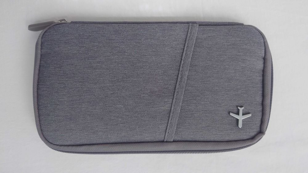 Portofel calatorie TROIKA Safe Flight RFID, gri