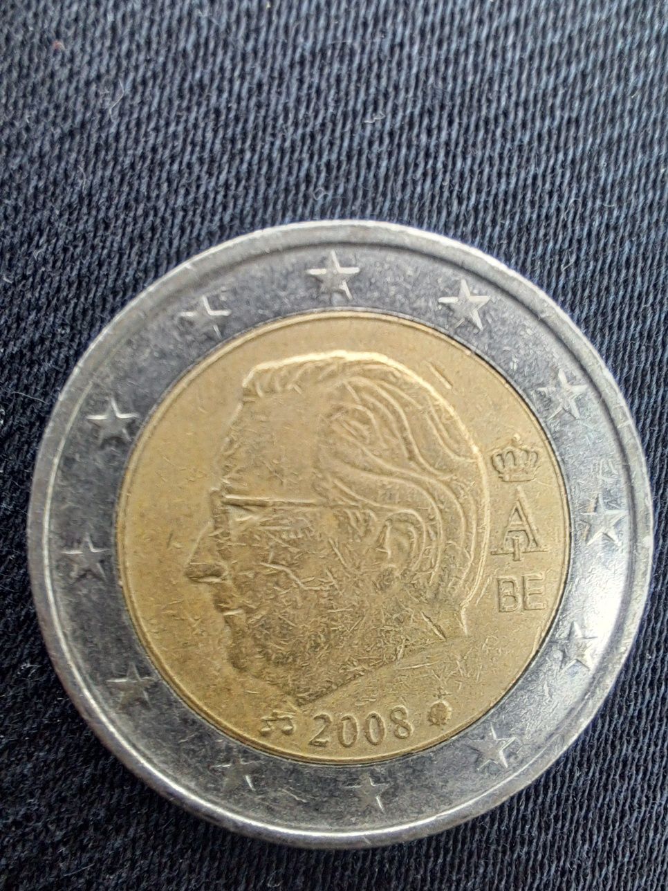 Monedă 2 euro Regele Albert II