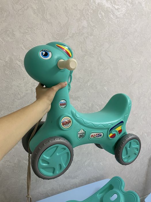 Игрушка кочалка беговел