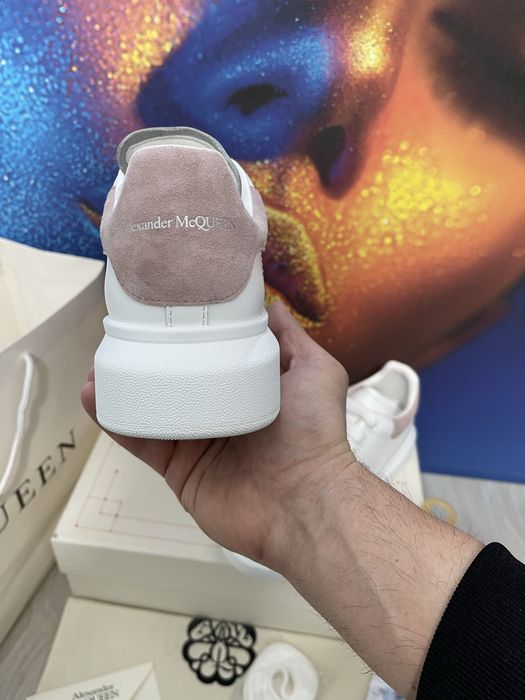 Adidasi Alexander McQueen piele naturala 100% Full Box colectie noua