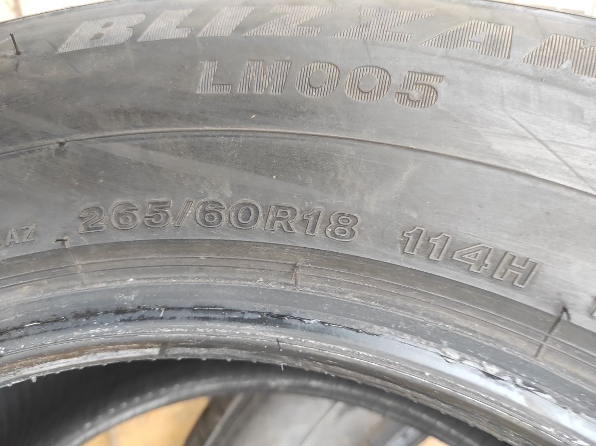 Зимни гуми Bridgestone 265/60/18 Blizzak LM005