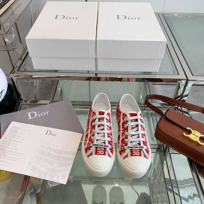 Adidasi tenisi Christian Dior Walk'n'Dior red, marimi 35-40, Premium