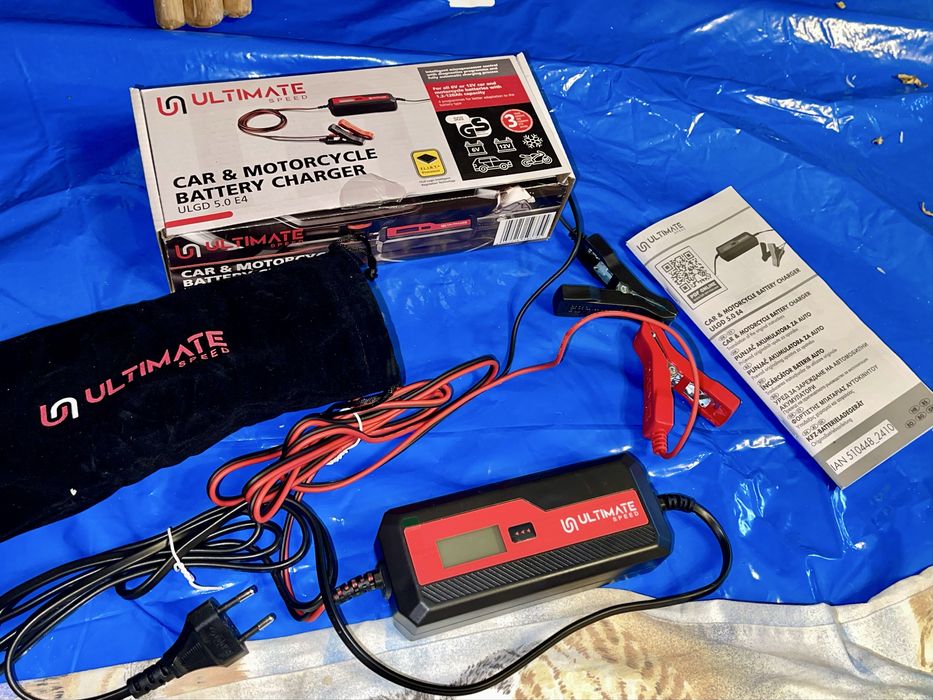 Интелигентно Зарядно за Акумулатор за Автомобили и Мотори