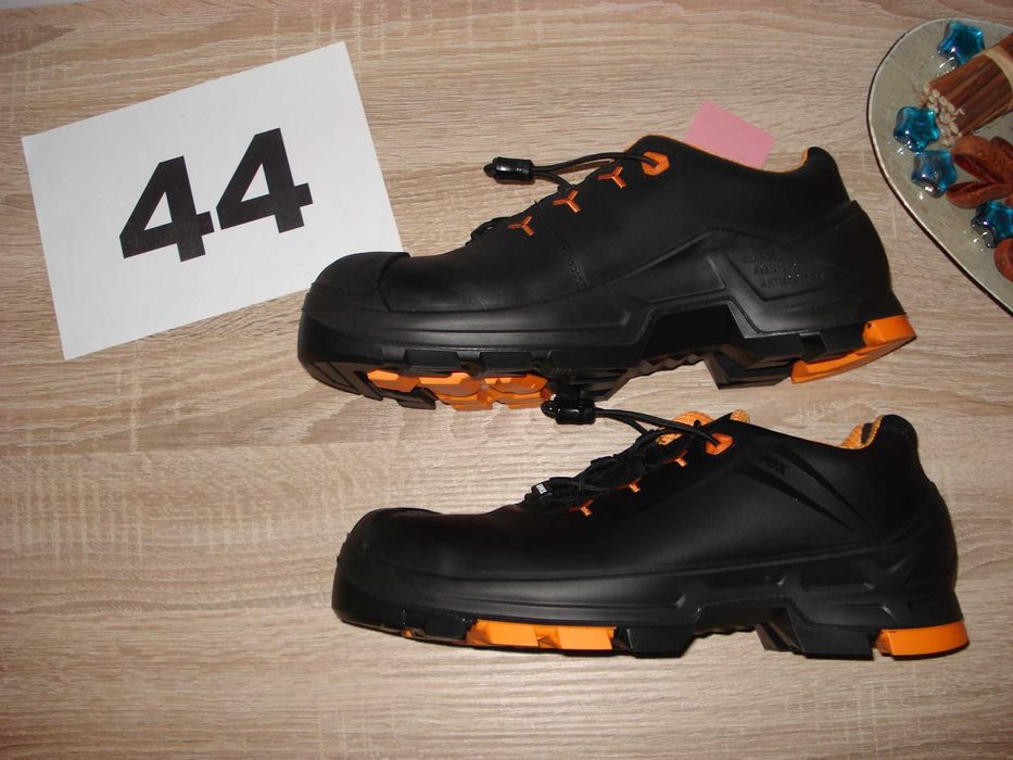 pantofi uvex S3 43 negru/portocaliu noi