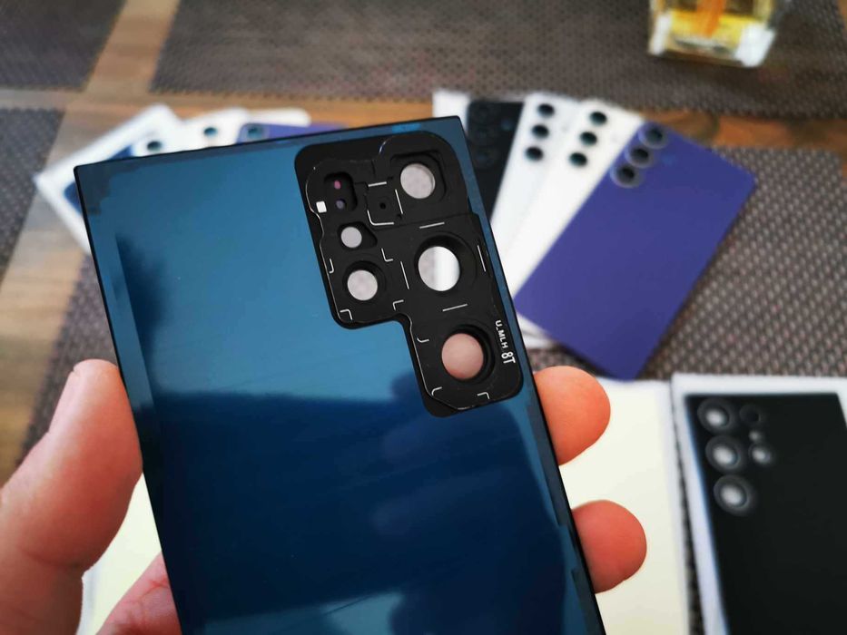 Capac spate + adeziv geam lentila camere Samsung S24 / PLUS / ULTRA