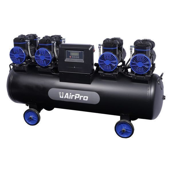 Безшумен компресор, намален звук, без масло 4х2cp 120л airpro