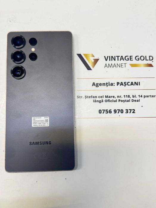 Samsung S25 ultra,256 gb,Nou Amanet Vintage Gold Pascani