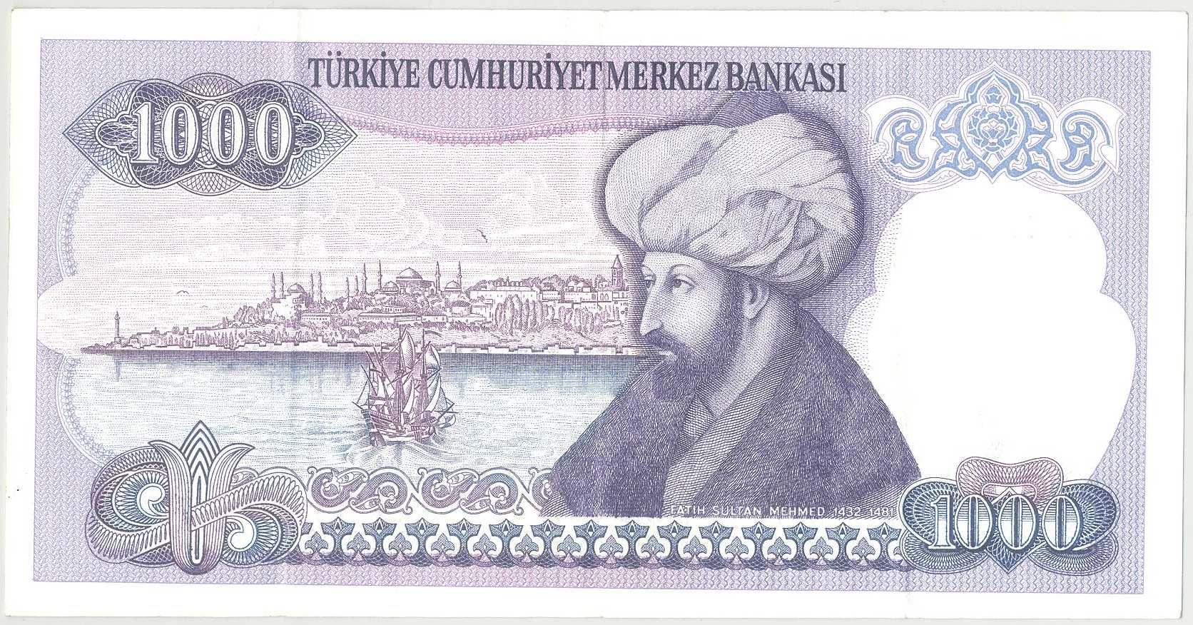 Turcia 1000 Lire 1970 ,