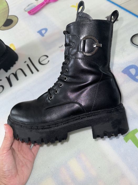 Қара түсті қысқы етік