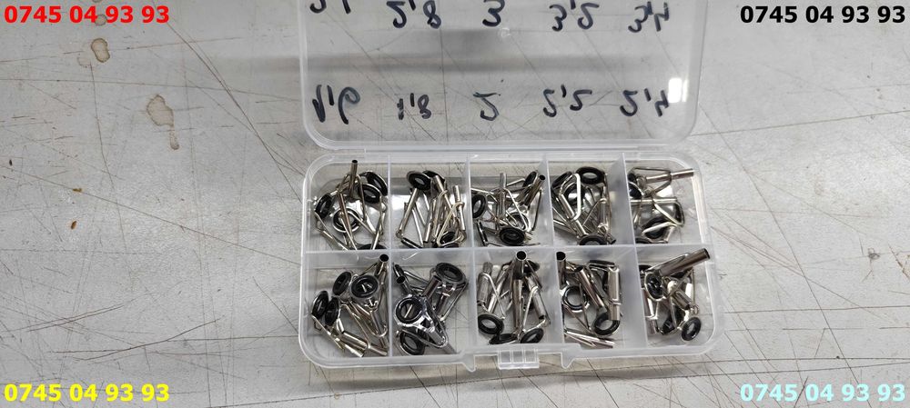 inele varf lanseta 50 buc cate 5 din fiecare dimensiune din poze