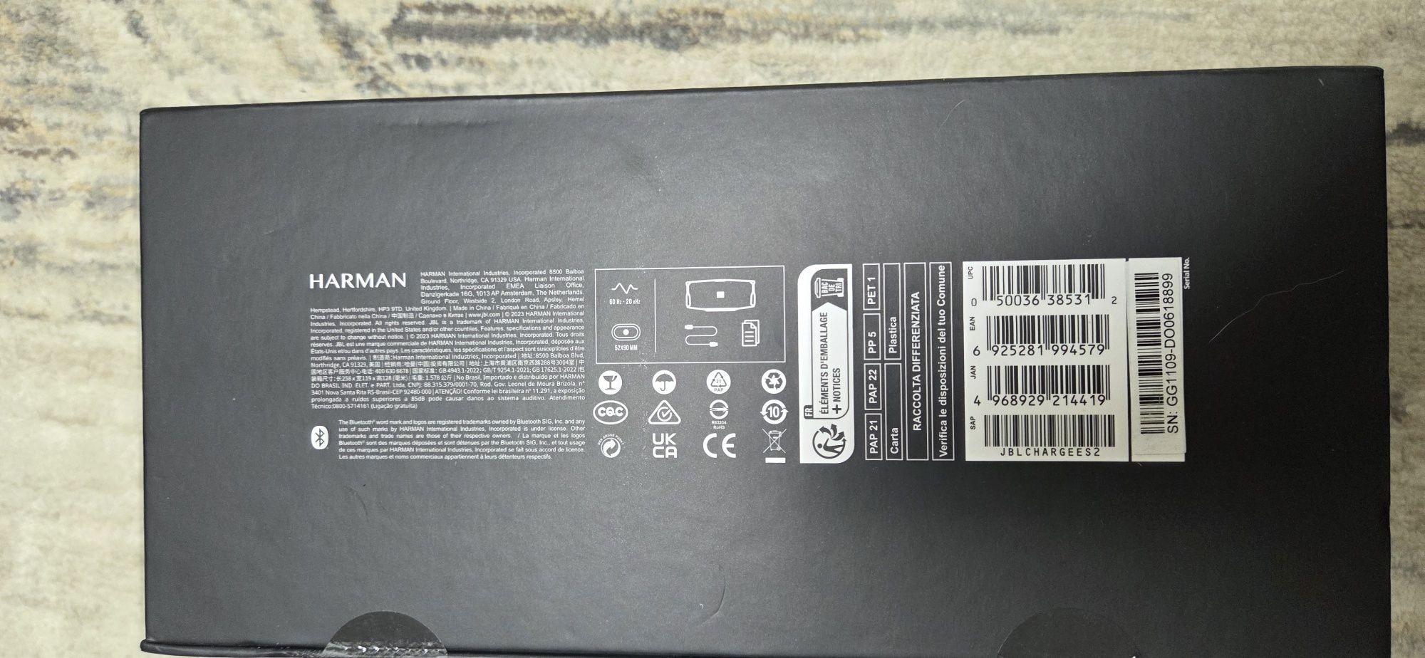 Boxa portabila JBL Charge Essential 2,Black SIGILATA +GARANȚIE