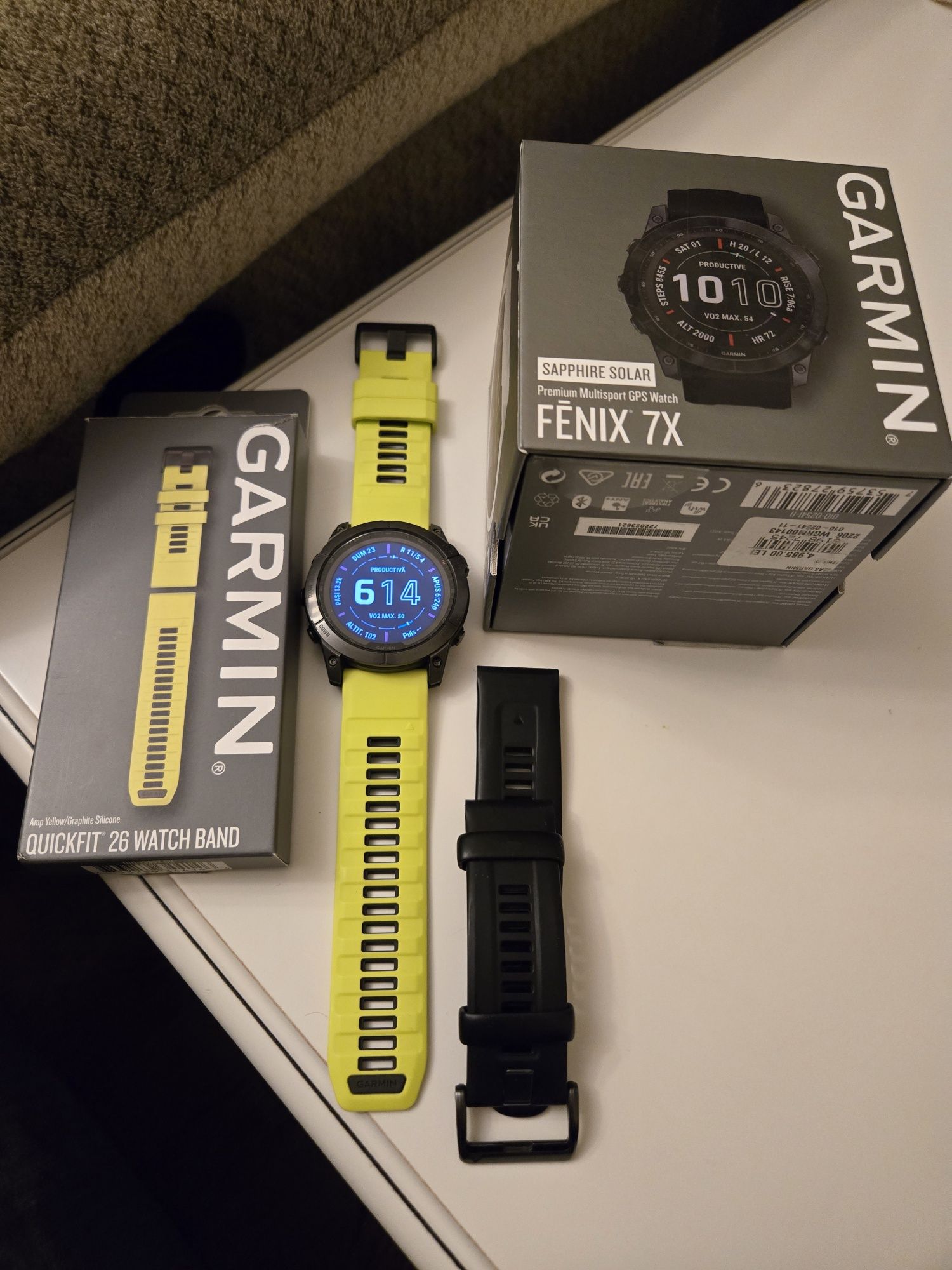 Ceas Garmin Fenix 7X Sapphire solar