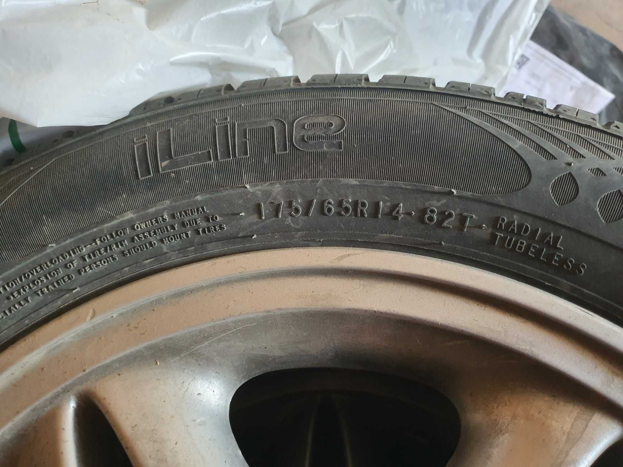 Jante aliaj + cauciucuri de vara Nokian 175/65/r14