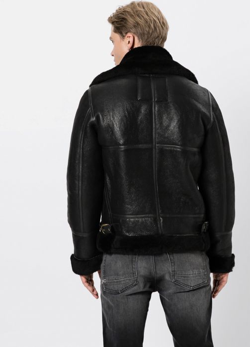 Schott NYC B-3 Bomber Jacket ОРИГИНАЛНО мъжко кожено яке - М