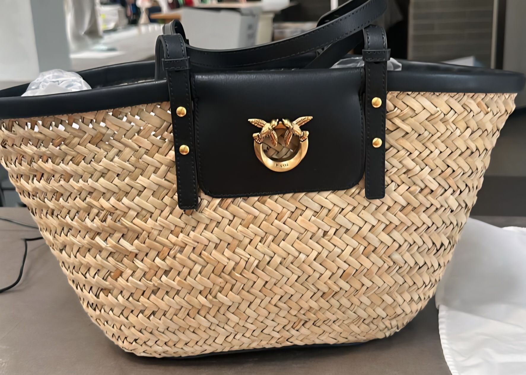 Чаната Pinko,модел Love Summer Basket,нова колекция 25,нова!