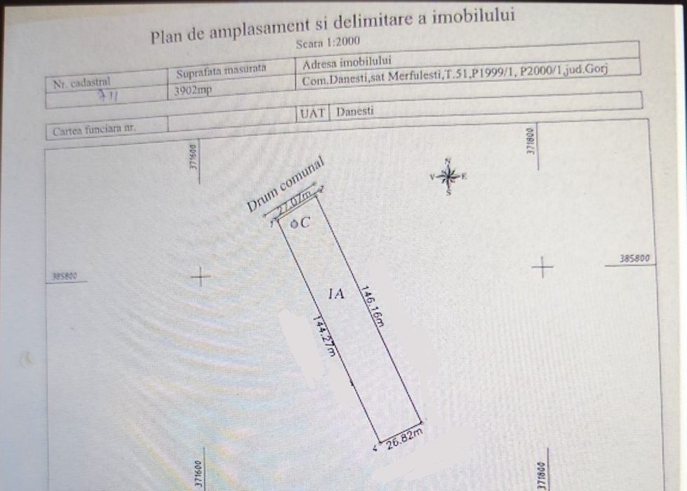Teren Sat.Merfulesti Com.Danesti