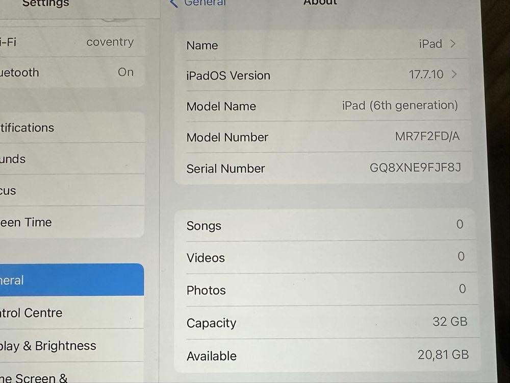 Ipad 6 32GB 9.7” в отлично състояние