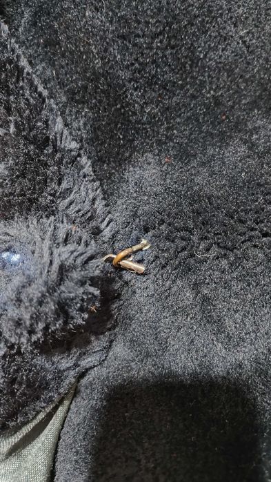 Haina blana naturala, vintage, nurca, marimea 50