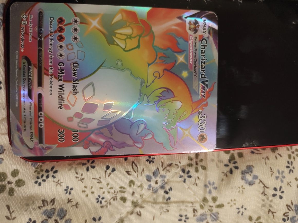Pokemon Charzard rainbow vmax