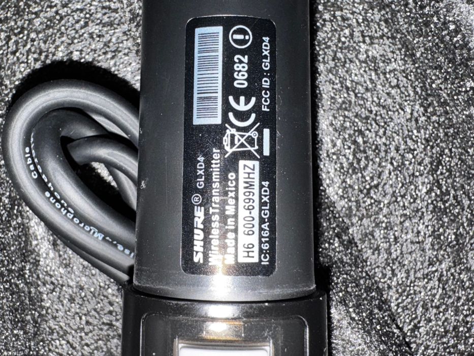 Shure GLXD4 Dual Microphone - GLXD2 BETA 58A - Made in Mexic