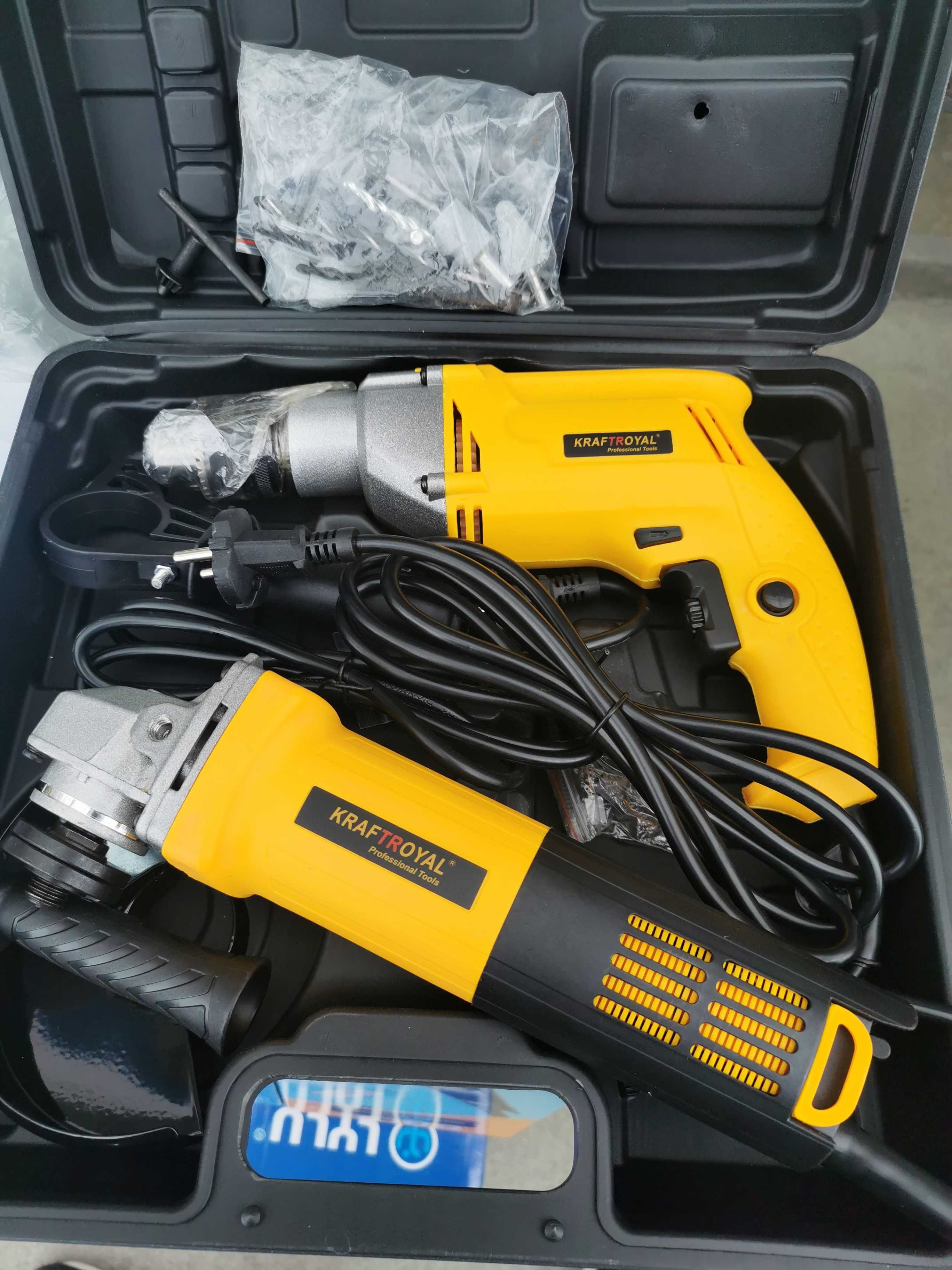 Ъглошлайф и бормашина KraftRoyal 1100W/1200W