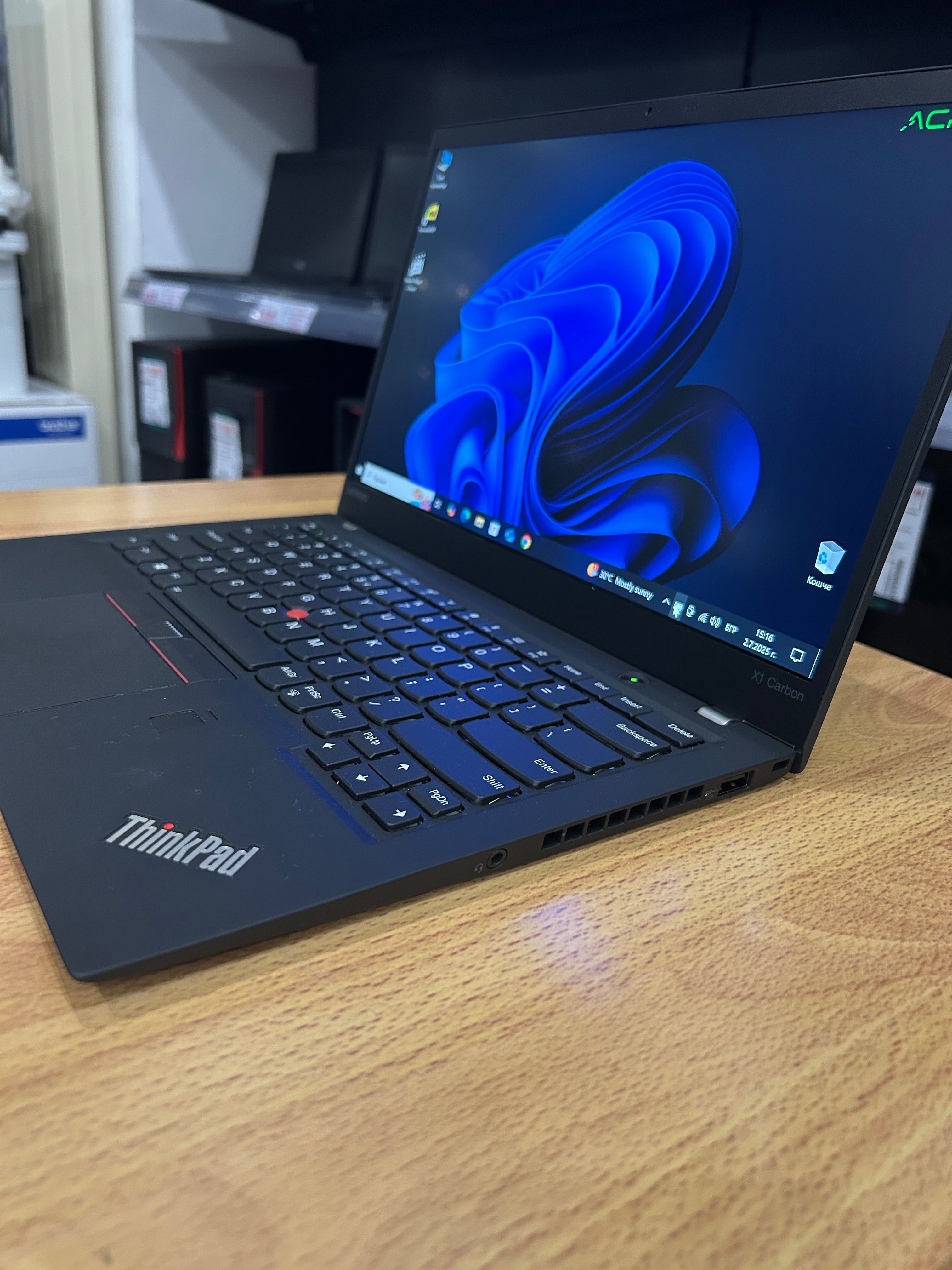 Лаптоп Lenovo ThinkPad Carbon X1 gen5 i7/16/512 3 мес. гар.!