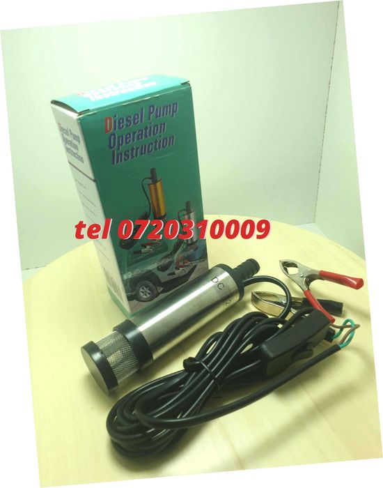 Pompa Electrica Pentru Combustibil 12v Cu Furtun Produs Nou