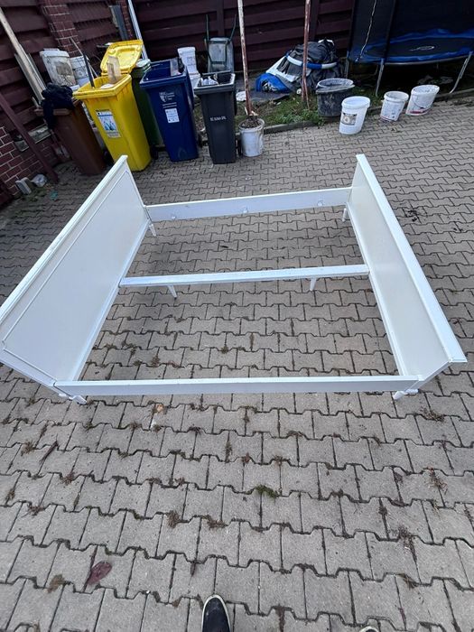 Vand 2 paturi dormitor lemn, 160/200 si 180/200