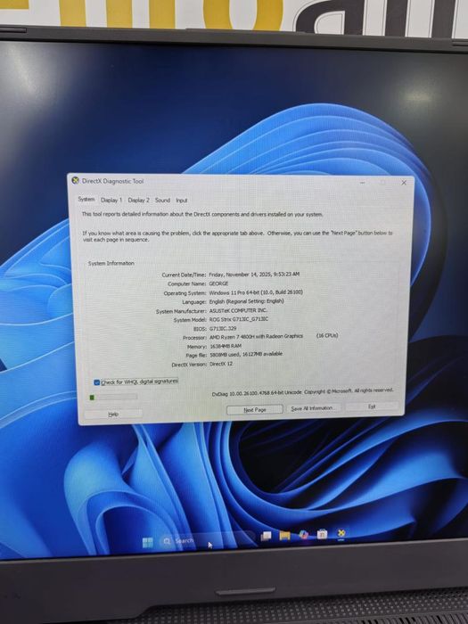 Laptop Gaming ASUS ROG Strix G17 G713IC-HX010, AMD Ryzen 7 4800H -N-