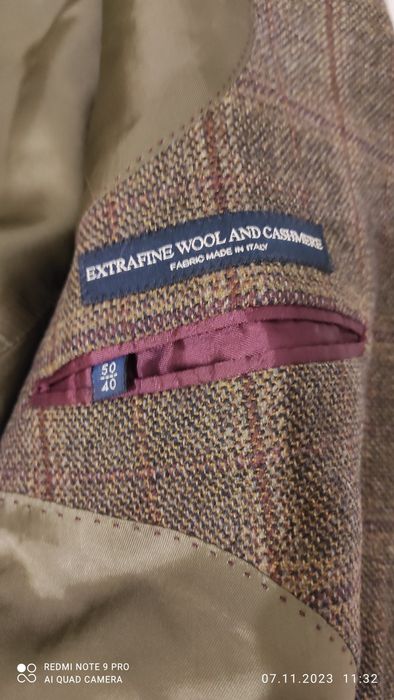 Сако от вълна и кашмир