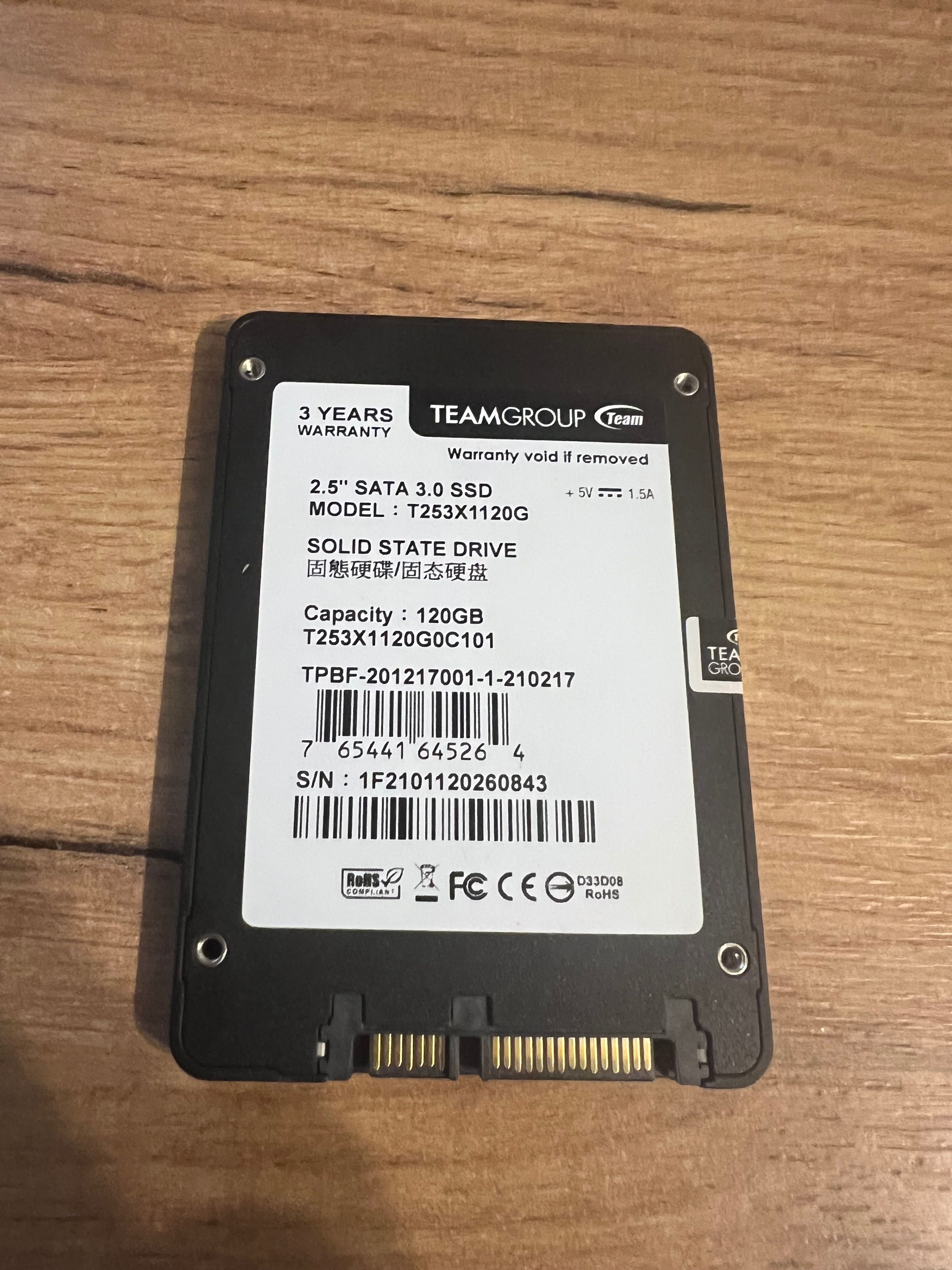 SSD 2.5’ SATA 3.0 120GB
