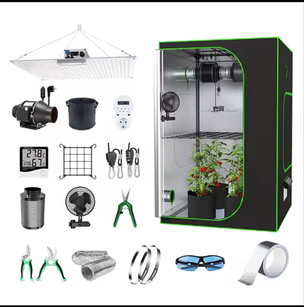 GrowBox (Палатка Оранжерея) СВЕТ 600ВАТТ, ДЛЯ ЛЮБЫХ ЦЕЛЕЙ.