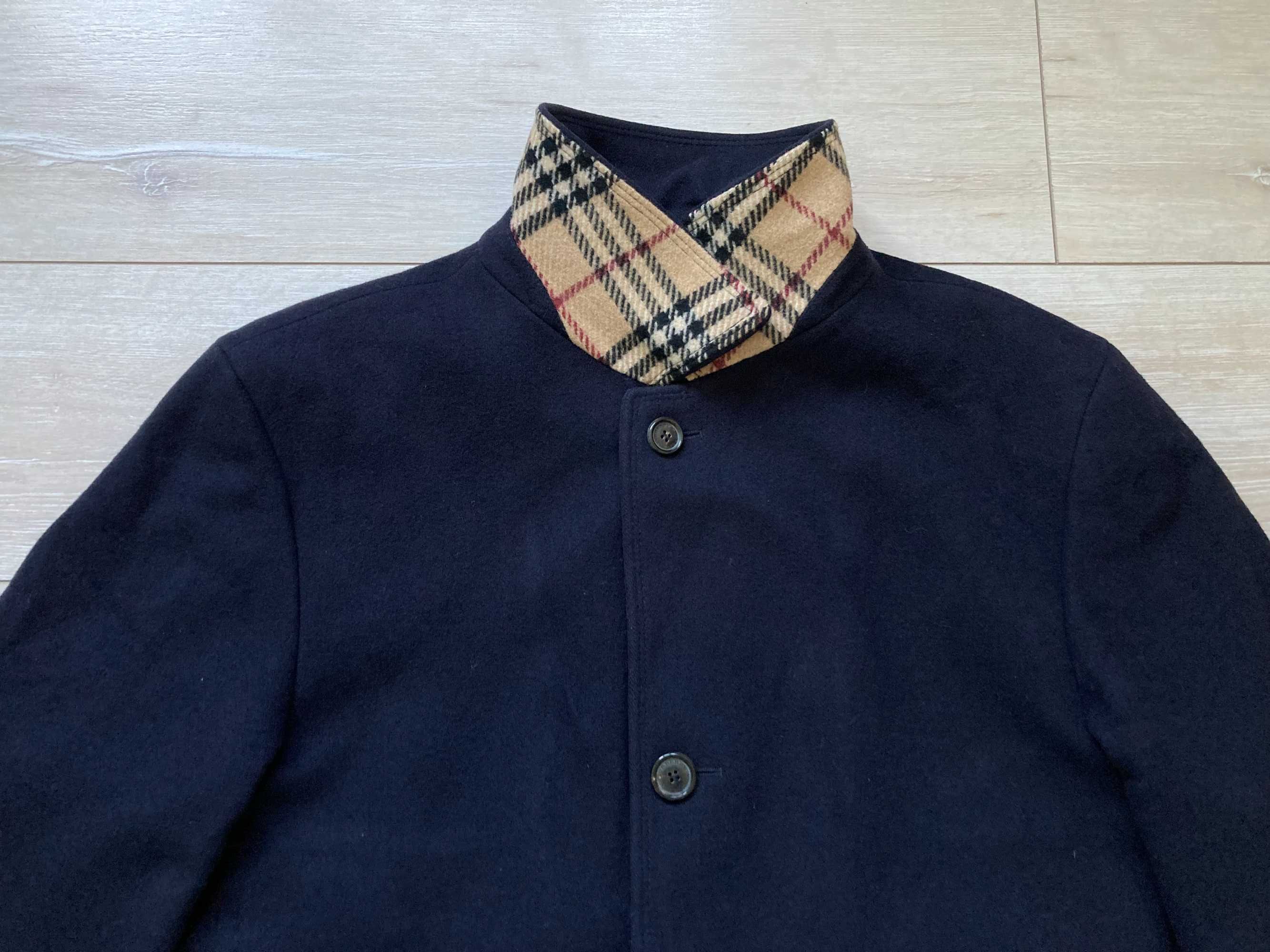 Burberry LONDON coat мъжко оригинално вълнено палто размер 52 / L